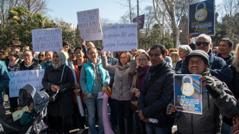 人权游行,关注难民