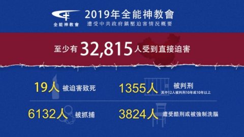 2019遭受中共政府鎮壓迫害情況概要